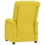 Sillón reclinable eléctrico de tela amarillo de vidaXL, Sillones - Ref: Foro24-3100365, Precio: 241,00 €, Descuento: %