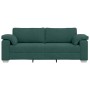 Sofá Verde oscuro 219 x 77 x 82 cm tela en Sofás | Comprar online en Foru.es