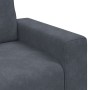 Sillón de terciopelo gris oscuro  60 cm en Sofás | Comprar online en Foru.es