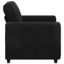 Sillón de terciopelo negro 60 cm en Sofás | Comprar online en Foru.es