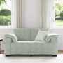 Sofá Loveseat gris claro 120 cm terciopelo en Sofás | Comprar online en Foru.es