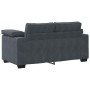Sofá Loveseat gris oscuro 120 cm terciopelo en Sofás | Comprar online en Foru.es