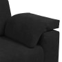 Sofá Loveseat Terciopelo Negro 120 cm en Sofás | Comprar online en Foru.es