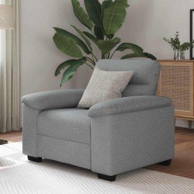 Sillón Sofá Tela Gris Claro 60 cm en Sofás | Comprar online en Foru.es