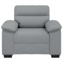 Sillón Sofá Tela Gris Claro 60 cm en Sofás | Comprar online en Foru.es