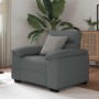 Sillón Sofá Tela Gris Oscuro 60 cm en Sofás | Comprar online en Foru.es