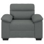 Sillón Sofá Tela Gris Oscuro 60 cm en Sofás | Comprar online en Foru.es