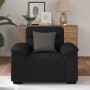 Sillón de tela negro 60 cm en Sofás | Comprar online en Foru.es