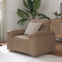 Sillón cuero sintético color capuchino 60 cm en Sofás | Comprar online en Foru.es