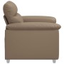 Sillón cuero sintético color capuchino 60 cm en Sofás | Comprar online en Foru.es
