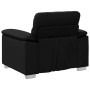 Sillón de sofá de cuero sintética negro 60 cm en Sofás | Comprar online en Foru.es