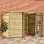 Cobertizo para jardín de madera pino impregnada 232x110x170 cm de vidaXL, Cobertizos - Ref: Foro24-46363, Precio: 589,34 €, D...