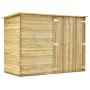 Cobertizo para jardín de madera pino impregnada 232x110x170 cm de vidaXL, Cobertizos - Ref: Foro24-46363, Precio: 589,34 €, D...