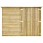 Cobertizo para jardín de madera pino impregnada 232x110x170 cm de vidaXL, Cobertizos - Ref: Foro24-46363, Precio: 589,34 €, D...