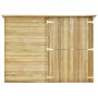Cobertizo para jardín de madera pino impregnada 232x110x170 cm de vidaXL, Cobertizos - Ref: Foro24-46363, Precio: 599,78 €, D...