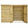 Cobertizo para jardín de madera pino impregnada 232x110x170 cm de vidaXL, Cobertizos - Ref: Foro24-46363, Precio: 589,34 €, D...