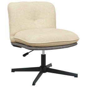Silla de oficina giratoria tela color crema en Sillas | Comprar online en Foru.es