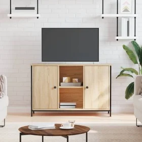 Mueble de TV madera de ingeniería roble Sonoma 100x35x65 cm de vidaXL, Muebles TV - Ref: Foro24-832779, Precio: 74,00 €, Desc...