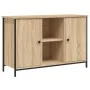 Mueble de TV madera de ingeniería roble Sonoma 100x35x65 cm de vidaXL, Muebles TV - Ref: Foro24-832779, Precio: 74,00 €, Desc...