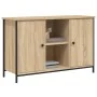 Mueble de TV madera de ingeniería roble Sonoma 100x35x65 cm de vidaXL, Muebles TV - Ref: Foro24-832779, Precio: 74,00 €, Desc...