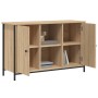 Mueble de TV madera de ingeniería roble Sonoma 100x35x65 cm de vidaXL, Muebles TV - Ref: Foro24-832779, Precio: 75,00 €, Desc...