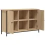 Mueble de TV madera de ingeniería roble Sonoma 100x35x65 cm de vidaXL, Muebles TV - Ref: Foro24-832779, Precio: 74,00 €, Desc...