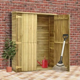 Garden tool shed impregnated pine wood 123x50x171 cm by vidaXL, Sheds - Ref: Foro24-46361, Price: 306,07 €, Discount: %