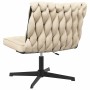 Silla de oficina giratoria tela color crema en Sillas | Comprar online en Foru.es