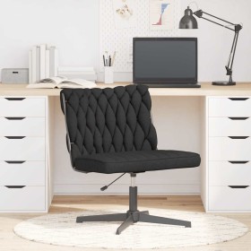 Silla de oficina giratoria de tela negra en Sillas | Comprar online en Foru.es