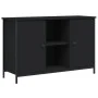 Mueble de TV madera de ingeniería negro 100x35x65 cm de vidaXL, Muebles TV - Ref: Foro24-832778, Precio: 77,11 €, Descuento: %