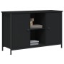 Mueble de TV madera de ingeniería negro 100x35x65 cm de vidaXL, Muebles TV - Ref: Foro24-832778, Precio: 78,15 €, Descuento: %