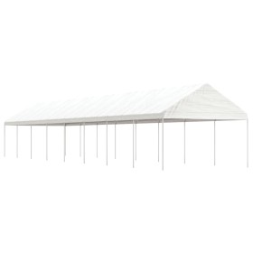 Cenador con techo polietileno blanco 17,84x4,08x3,22 m de vidaXL, Carpas y cenadores - Ref: Foro24-3155516, Precio: 679,16 €,...