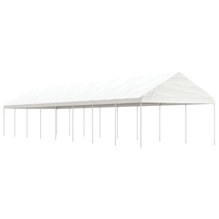 Cenador con techo polietileno blanco 17,84x4,08x3,22 m de vidaXL, Carpas y cenadores - Ref: Foro24-3155516, Precio: 679,16 €,...