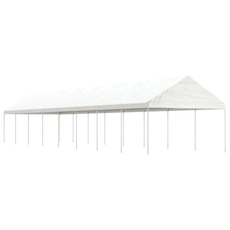 Cenador con techo polietileno blanco 17,84x4,08x3,22 m de vidaXL, Carpas y cenadores - Ref: Foro24-3155516, Precio: 670,86 €,...