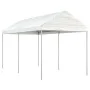Cenador con techo polietileno blanco 4,46x2,28x2,69 m de vidaXL, Carpas y cenadores - Ref: Foro24-3155502, Precio: 146,23 €, ...