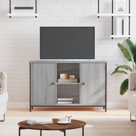 Mueble de TV madera de ingeniería gris Sonoma 100x35x65 cm de vidaXL, Muebles TV - Ref: Foro24-832781, Precio: 91,06 €, Descu...