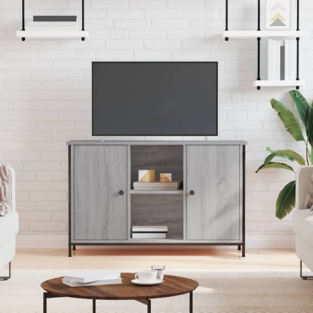 Mueble de TV madera de ingeniería gris Sonoma 100x35x65 cm de vidaXL, Muebles TV - Ref: Foro24-832781, Precio: 91,06 €, Descu...