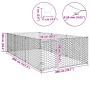 Caseta para perros de exterior con puerta 2x4x1 m de acero galvanizado en Casetas para perros | Comprar online en Foru.es