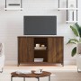 Mueble de TV madera de ingeniería marrón roble 100x35x65 cm de vidaXL, Muebles TV - Ref: Foro24-832782, Precio: 85,49 €, Desc...