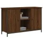 Mueble de TV madera de ingeniería marrón roble 100x35x65 cm de vidaXL, Muebles TV - Ref: Foro24-832782, Precio: 84,31 €, Desc...