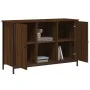 Mueble de TV madera de ingeniería marrón roble 100x35x65 cm de vidaXL, Muebles TV - Ref: Foro24-832782, Precio: 84,31 €, Desc...