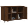 Mueble de TV madera de ingeniería marrón roble 100x35x65 cm de vidaXL, Muebles TV - Ref: Foro24-832782, Precio: 85,49 €, Desc...