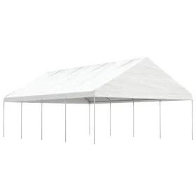 Cenador con techo polietileno blanco 8,92x5,88x3,75 m de vidaXL, Carpas y cenadores - Ref: Foro24-3155520, Precio: 502,63 €, ...