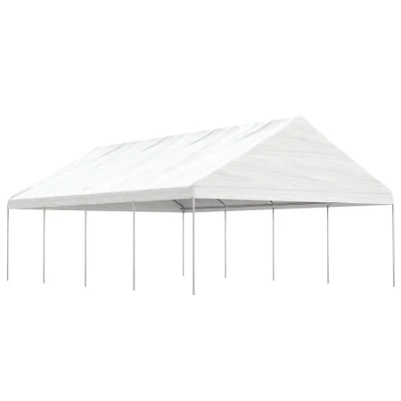 Cenador con techo polietileno blanco 8,92x5,88x3,75 m de vidaXL, Carpas y cenadores - Ref: Foro24-3155520, Precio: 502,63 €, ...