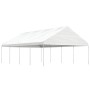 Cenador con techo polietileno blanco 8,92x5,88x3,75 m de vidaXL, Carpas y cenadores - Ref: Foro24-3155520, Precio: 511,27 €, ...