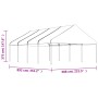 Cenador con techo polietileno blanco 8,92x5,88x3,75 m de vidaXL, Carpas y cenadores - Ref: Foro24-3155520, Precio: 511,27 €, ...