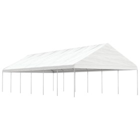 Cenador con techo polietileno blanco 13,38x5,88x3,75 m de vidaXL, Carpas y cenadores - Ref: Foro24-3155522, Precio: 767,50 €,...