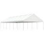 Cenador con techo polietileno blanco 13,38x5,88x3,75 m de vidaXL, Carpas y cenadores - Ref: Foro24-3155522, Precio: 767,50 €,...