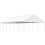 Cenador con techo polietileno blanco 13,38x5,88x3,75 m de vidaXL, Carpas y cenadores - Ref: Foro24-3155522, Precio: 755,23 €,...