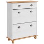 Armario Zapatero ASKIM 85 x 35 x 108 cm Madera de pino macizo en Zapateros y organizadores de calzado | Comprar online en Foru.e